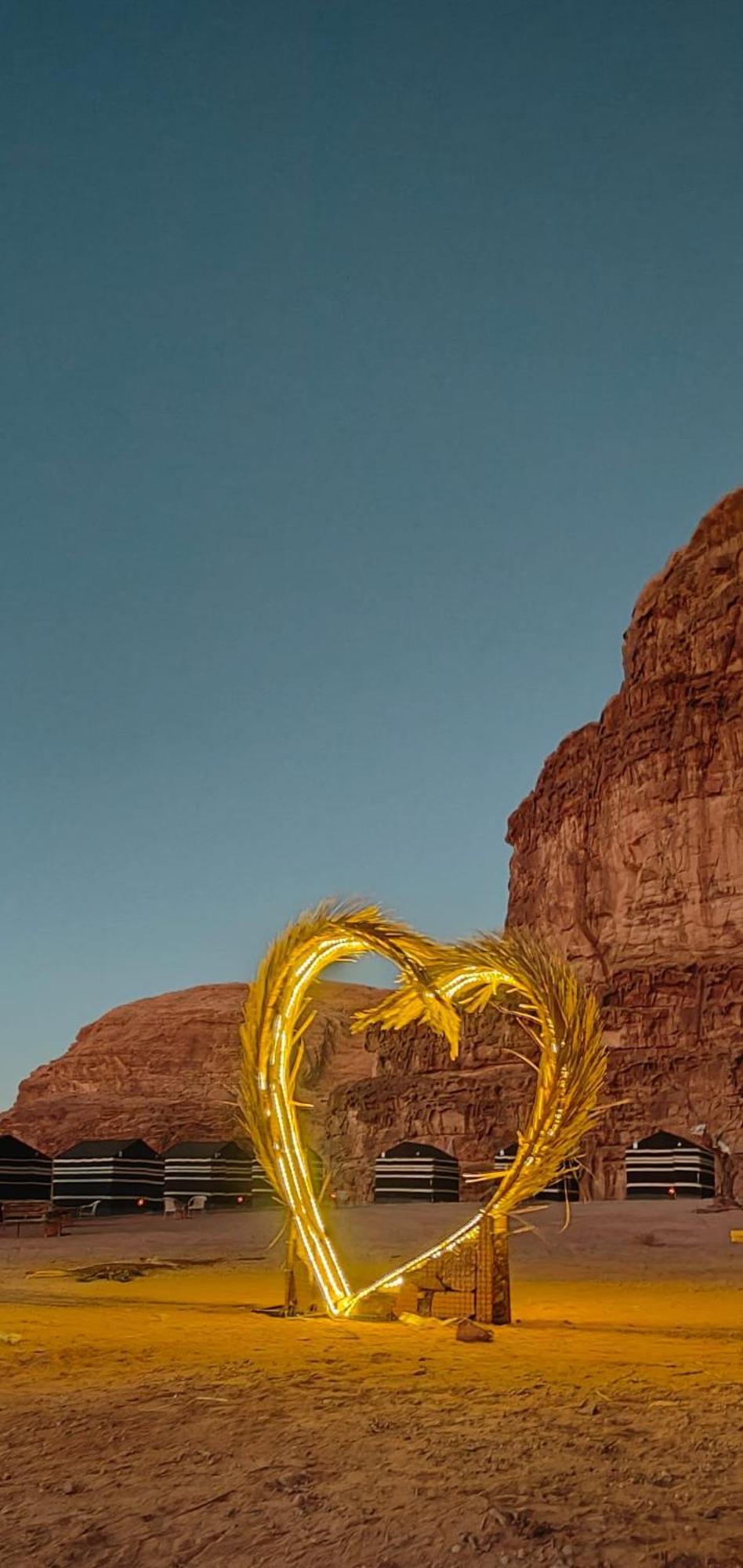 Wadi Rum Desert Heart Camp Zewnętrze zdjęcie